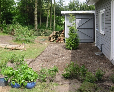 Så er græsset væk