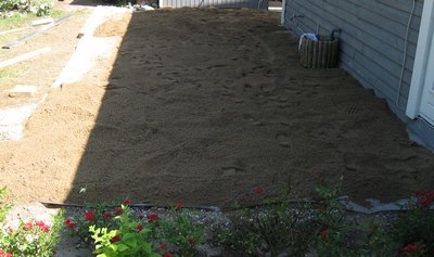 Og endnu mere grus fyldes på